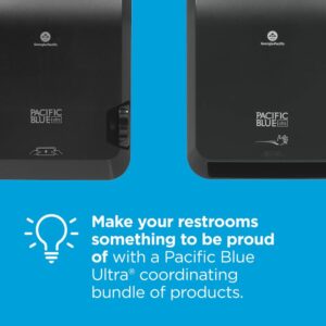 Pacific Blue Ultra 8" High-Capacity Automated Touchless Paper Towel Dispenser by GP PRO (Georgia-Pacific); Black; 59590; 12.9" W x 9" D x 16" H; 1 Dispenser