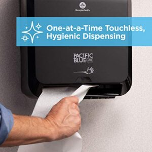 Pacific Blue Ultra 8" High-Capacity Automated Touchless Paper Towel Dispenser Starter Kit by GP PRO (Georgia-Pacific), Black Dispenser (59590) 1 White Towel Roll (26491)