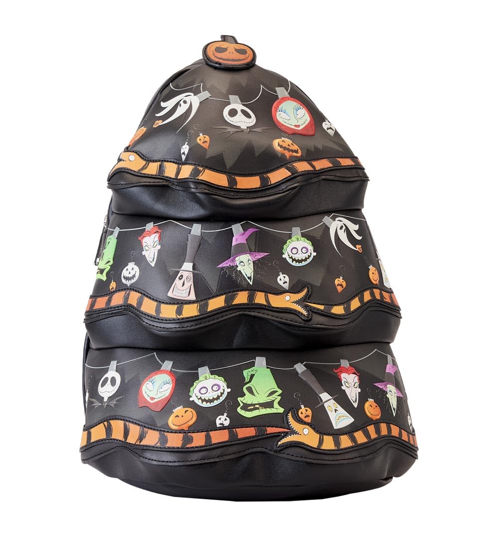 Loungefly Nightmare Before Christmas Tree String Lights Glow Mini Backpack