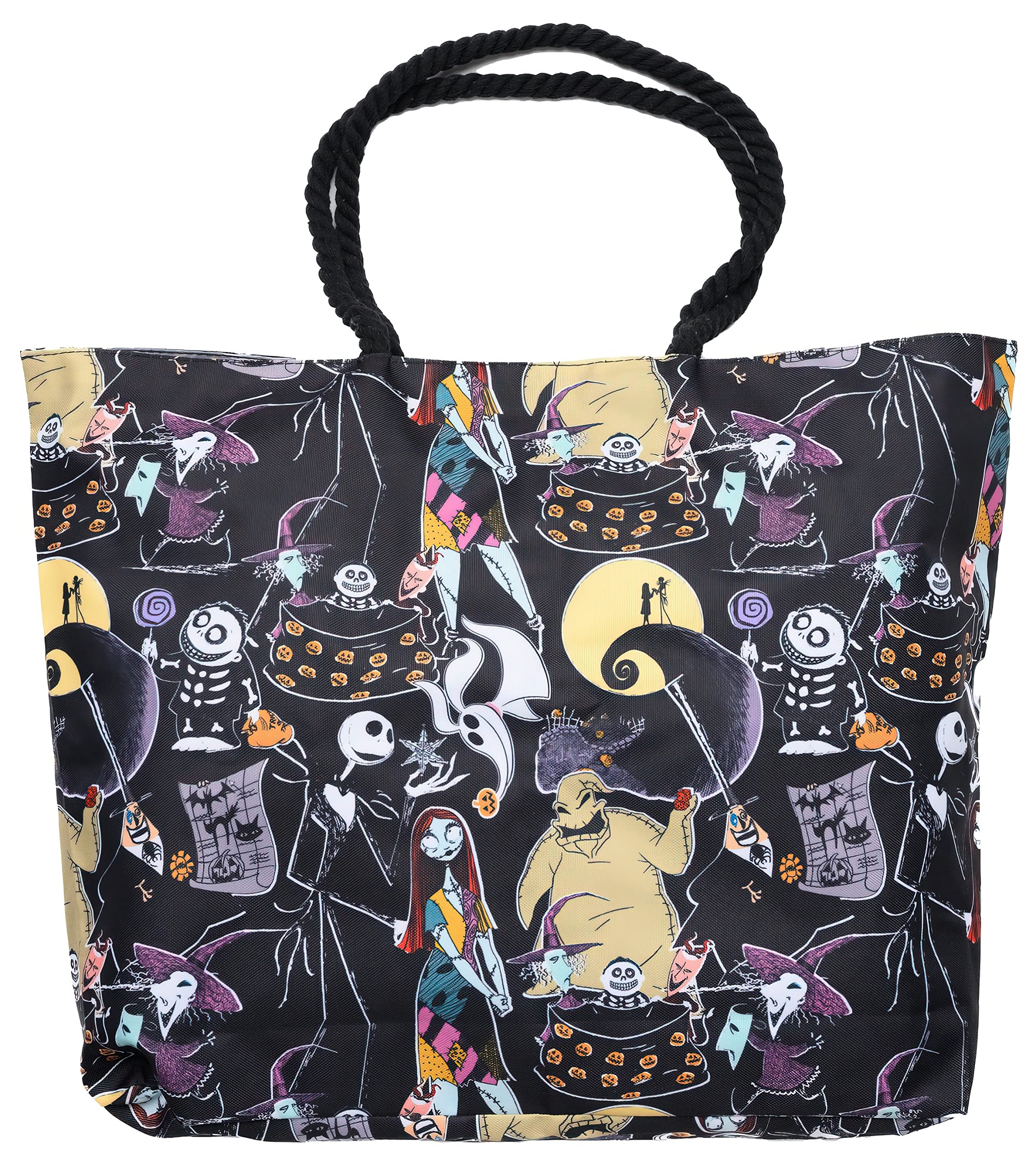 Disney Tote Nightmare Before Christmas Jack Skellington Print Lightweight Bag