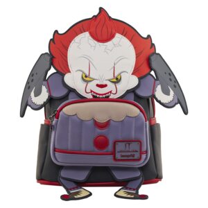loungefly it pennywise cosplay womens double strap shoulder bag purse