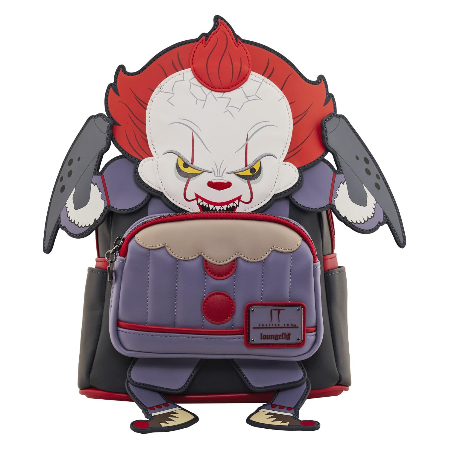 Loungefly IT Pennywise Cosplay Womens Double Strap Shoulder Bag Purse