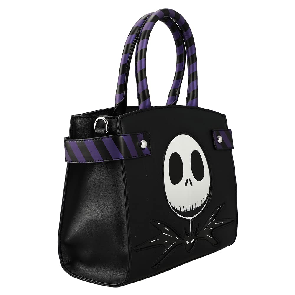 Bioworld Nightmare Before Christmas Jack Skellington Movie Character Black Purse