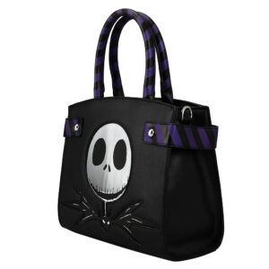 Bioworld Nightmare Before Christmas Jack Skellington Movie Character Black Purse