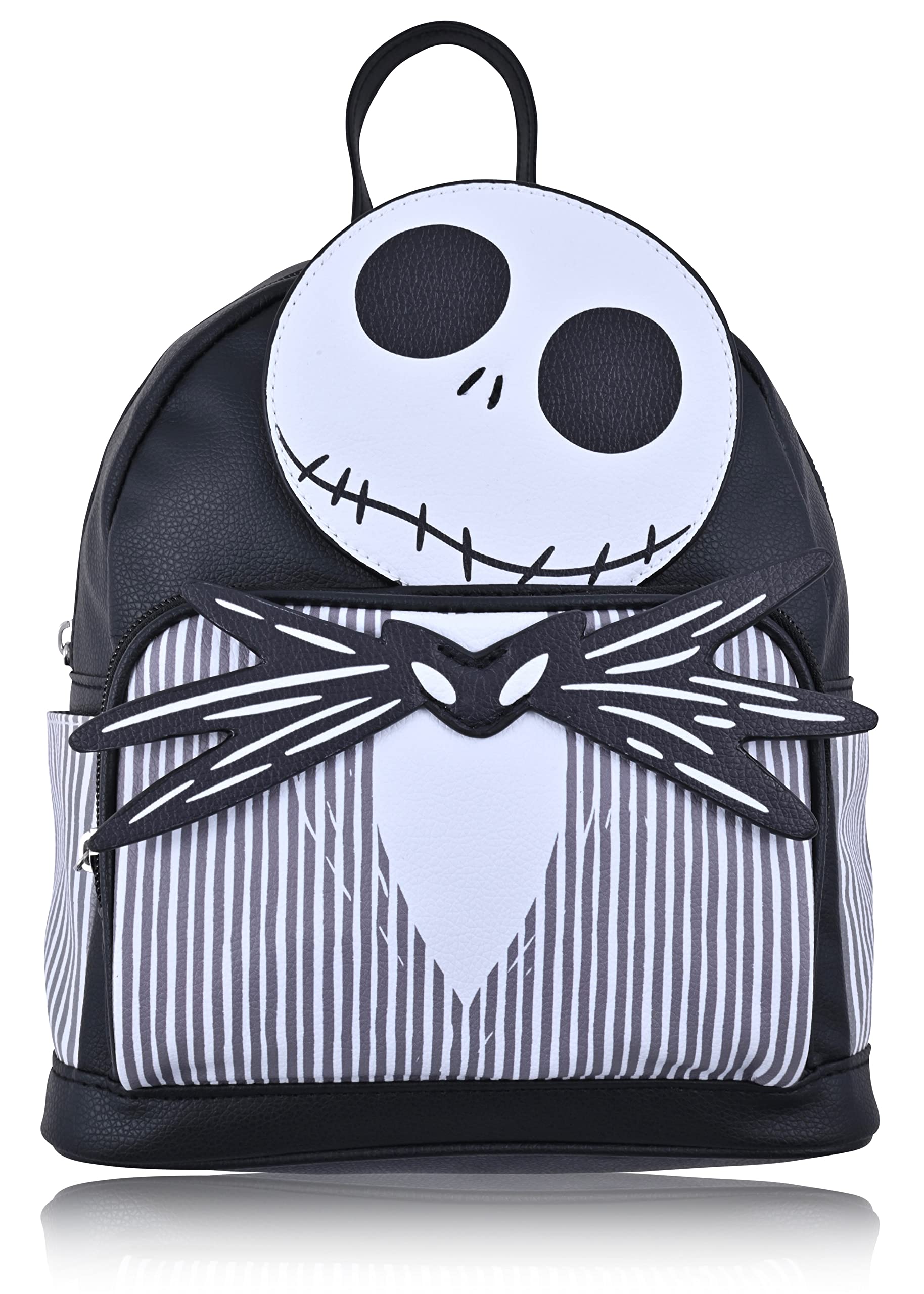 Disney Nightmare Before Christmas Backpack for Women | Nightmare Before Christmas Woman Purse | PU Leather Mini Backpack Purse | Jack Skellington Bag Cute Backpack for Adults and Teens