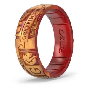 enso rings wizarding world of harry potter collection - comfortable silicone rings - gryffindor - 8