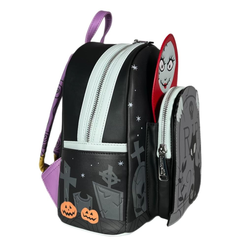 Loungefly NBC Sally Cemetery Mini Backpack