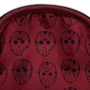 Loungefly Friday the 13th Jason Mask Womens Double Strap Shoulder Bag Purse