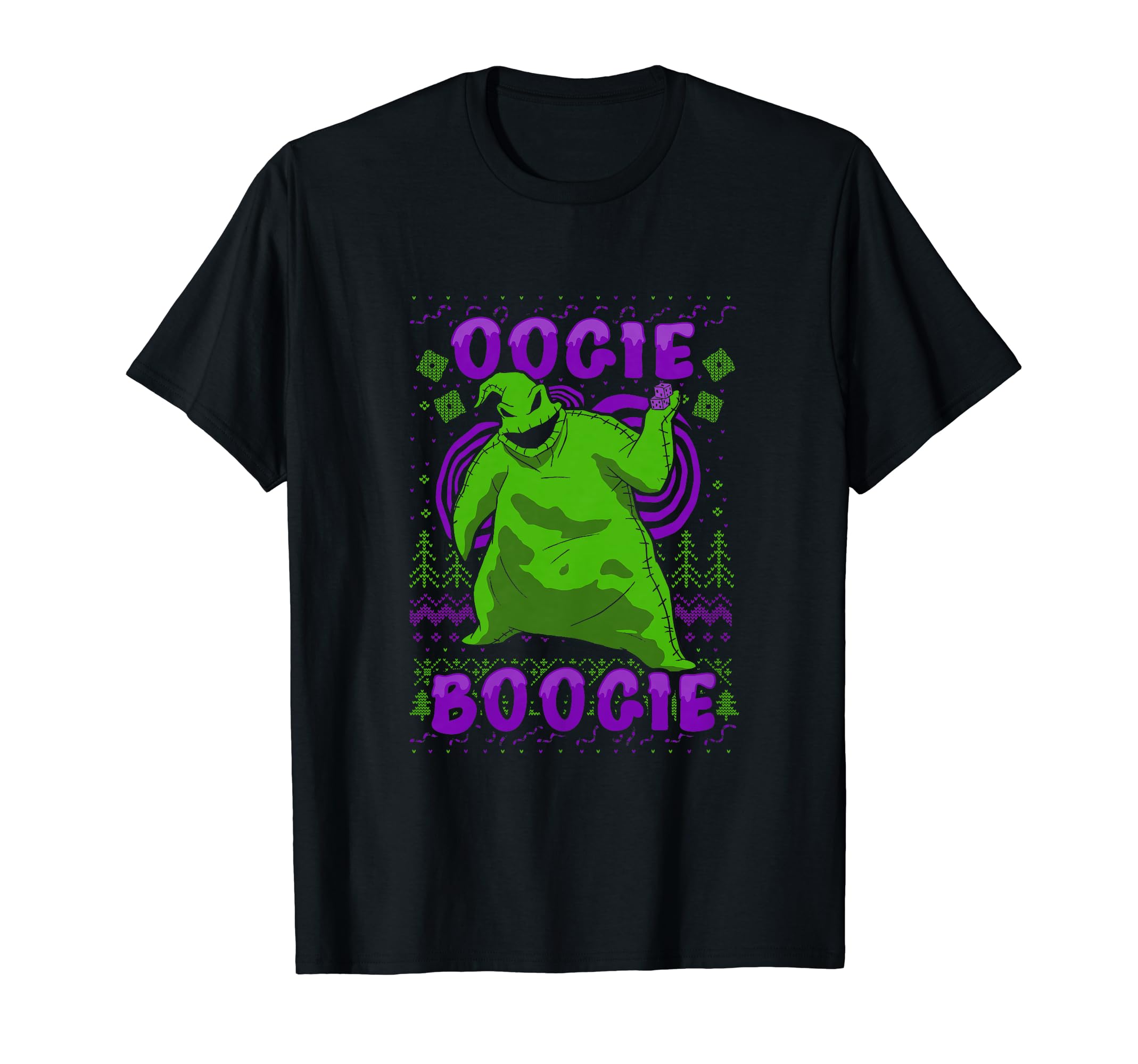 Disney Nightmare Before Christmas Oogie Boogie Ugly Sweater T-Shirt