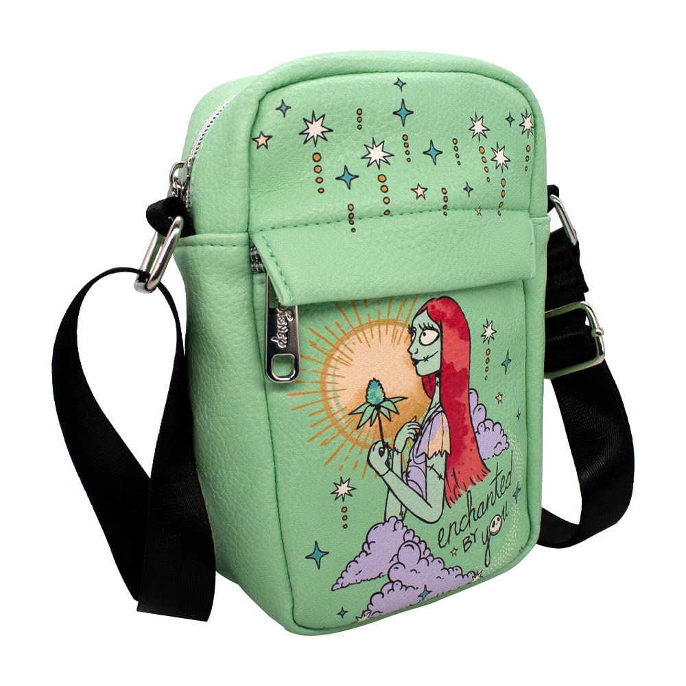 Buckle Down Disney Bag, Cross Body, The Nightmare Before Christmas Sally Enchanted by You Pose, Mint, Vegan Leather