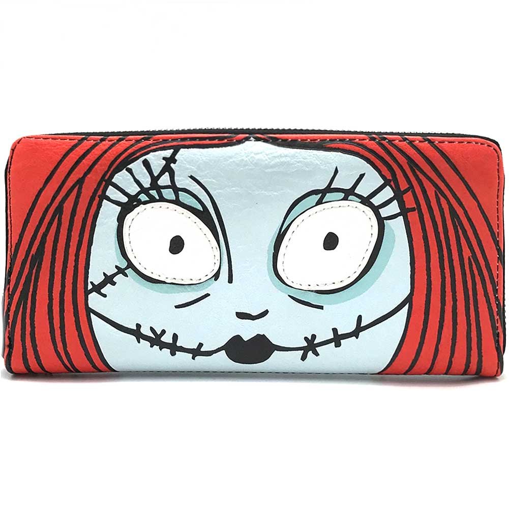 Loungefly The Nightmare Before Christmas Sally Face And Dress 2-Sided Zip Wallet