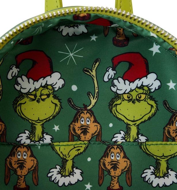 Loungefly Dr. Seuss' How the Grinch Stole Christmas! Santa Cosplay Mini Backpack