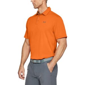 under armour men's ua tech polo lg orange