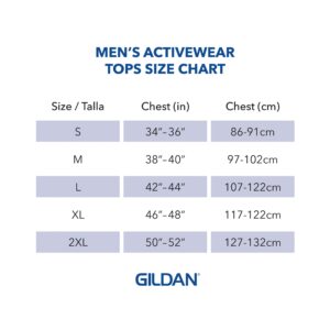 Gildan mens Heavy Cotton T-shirt, Style G5000, Multipack Shirt, Safety Orange (2-pack), Large US