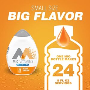 MiO Vitamins Orange Tangerine Liquid Water Enhancer Drink Mix, 1.62 fl oz Bottle, As seen on TikTok