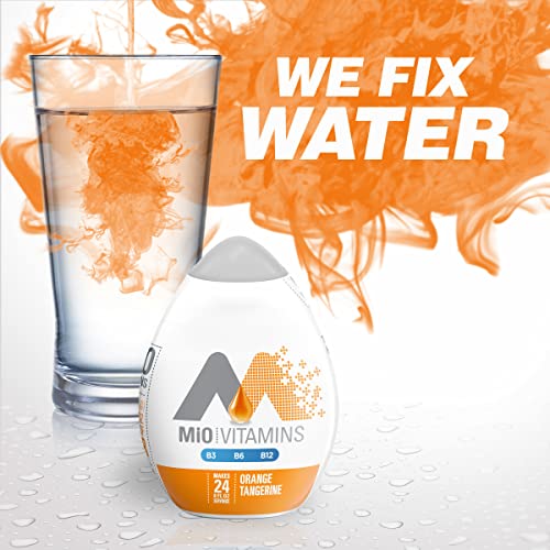 MiO Vitamins Orange Tangerine Liquid Water Enhancer Drink Mix, 1.62 fl oz Bottle, As seen on TikTok