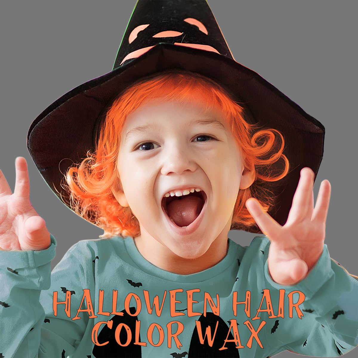 Orange Hair Color Wax, SOVONCARE Temporary Natural Hairstyle Cream for Women & Men Kids Halloween Cosplay and Date 4.23 oz (Orange)