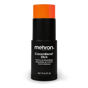 mehron makeup creamblend stick - body paint (.75 oz) (orange)