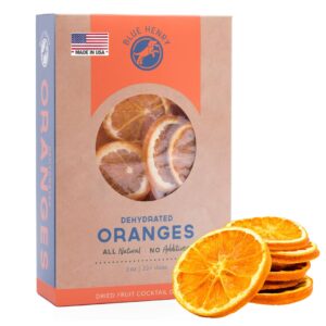 BlueHenry Dehydrated Orange Wheels - 3 oz - 25+ slices - Natural Fruit