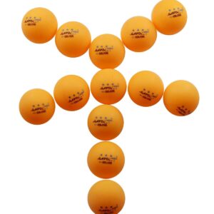 MAPOL 50- Pack Orange 3-Star Premium Ping Pong Balls Bulk,Advanced Training Table Tennis Ball