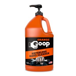 GOOP Orange Liquid with Pumice Multi-Purpose Waterless Hand Cleaner - 1 Gallon Pump Bottle