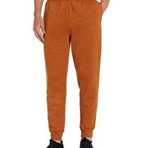 Amazon Essentials Men's Fleece Jogger Pant, Nutmeg, Medium