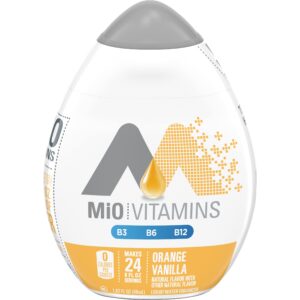 Mio Vitamins Liquid Water Enhancer, Orange Vanilla, 1.62 FL OZ. (Pack of 4)