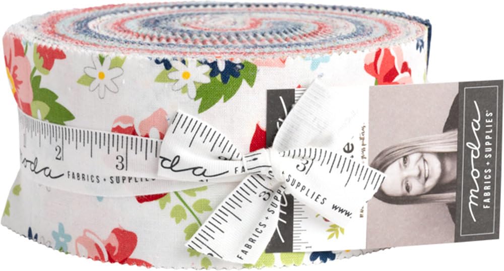 April Rosenthal Berry Basket Jelly Roll 40 2.5-inch Strips Moda Fabrics 24150JR