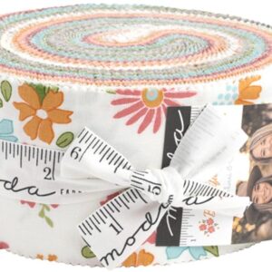 Sherri and Chelsi Bountiful Blooms Jelly Roll 40 2.5-inch Strips Moda Fabrics 37660JR