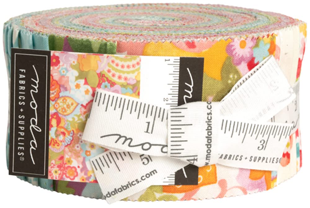 Chez Moi Jolie Jelly Roll 40 2.5-inch Strips Moda Fabrics 33690JR