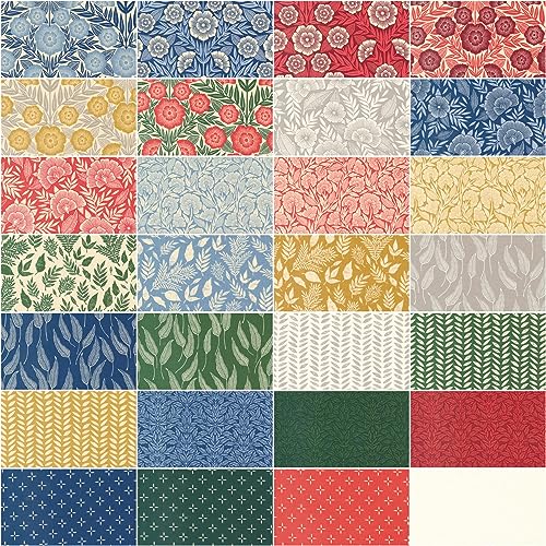 Katharine Watson Flower Press Jelly Roll 40 2.5-inch Strips Moda Fabrics 3300JR