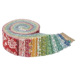 Lori Holt Home Town Rolie Polie 40 2.5-inch Strips Jelly Roll Riley Blake Designs RP-13580-40