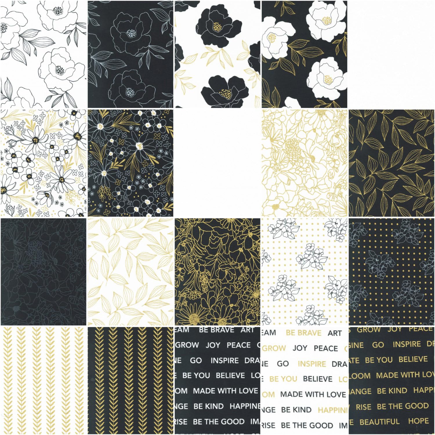 Alli K Design Gilded Jelly Roll 40 2.5-inch Strips Moda Fabrics 11530JR