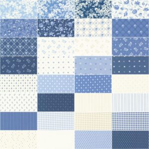 Bunny Hill Designs Blueberry Delight Jelly Roll 40 2.5-inch Strips Moda Fabrics 3030JR