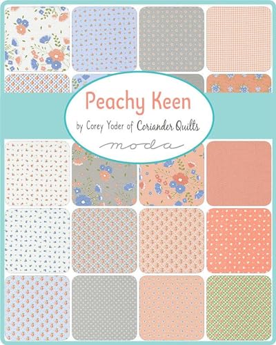 Peachy Keen Jelly Roll 29170JR by Corey Yoder from Moda by The roll