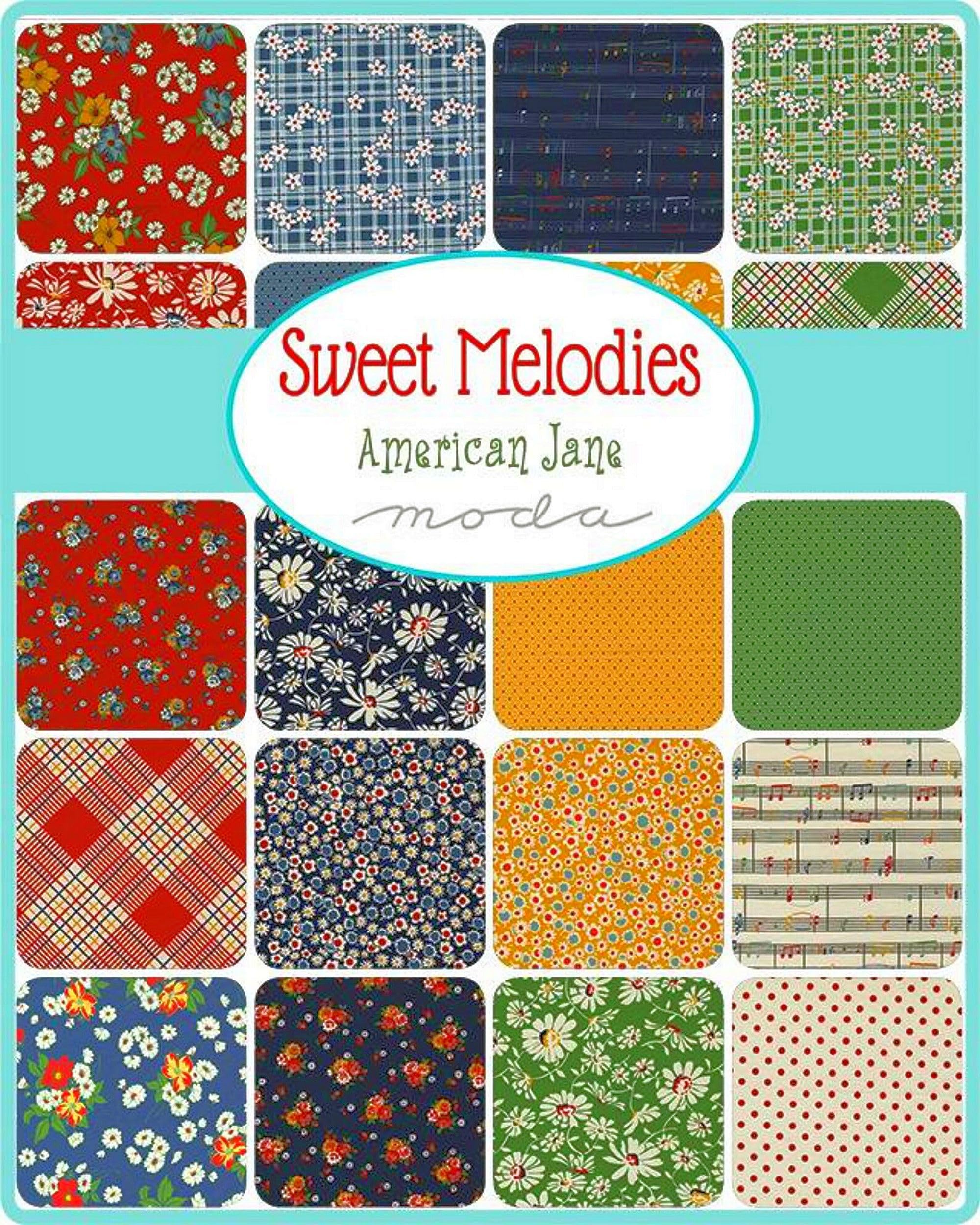 Sweet Melodies Jelly Roll 21810JR by American Jane from Moda by The roll