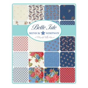 Minick and Simpson Belle Isle Jelly Roll 40 2.5-inch Strips Moda Fabrics 14920JR, Assorted