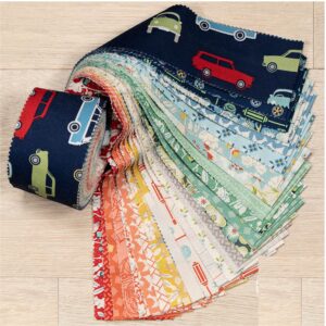 sweet ride jelly roll by edyta sitar of laundry basket quilts for andover fabrics 2s-sweetride-x 40 2.5" x 42" fabric strips