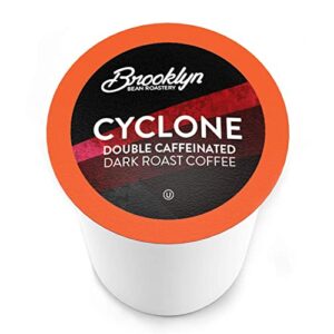 Brooklyn Beans Cyclone Gourmet Coffee Pods, Compatible with 2.0 Keurig K Cup Brewers, 40 Count