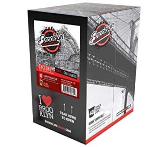 Brooklyn Beans Cyclone Gourmet Coffee Pods, Compatible with 2.0 Keurig K Cup Brewers, 40 Count