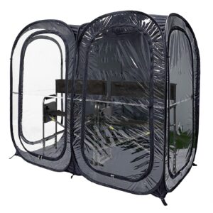 weatherpod – the original pop up spectator pod – extra large weatherproof pop-up pod for up to 2 people – lightweight, easy open & close – protection from cold, wind and rain – 70” x 35”