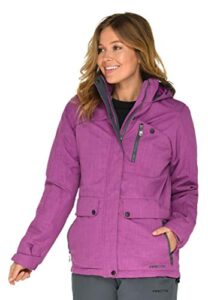 arctix women's daybreak insulated jacket, amethyst melange, 2x