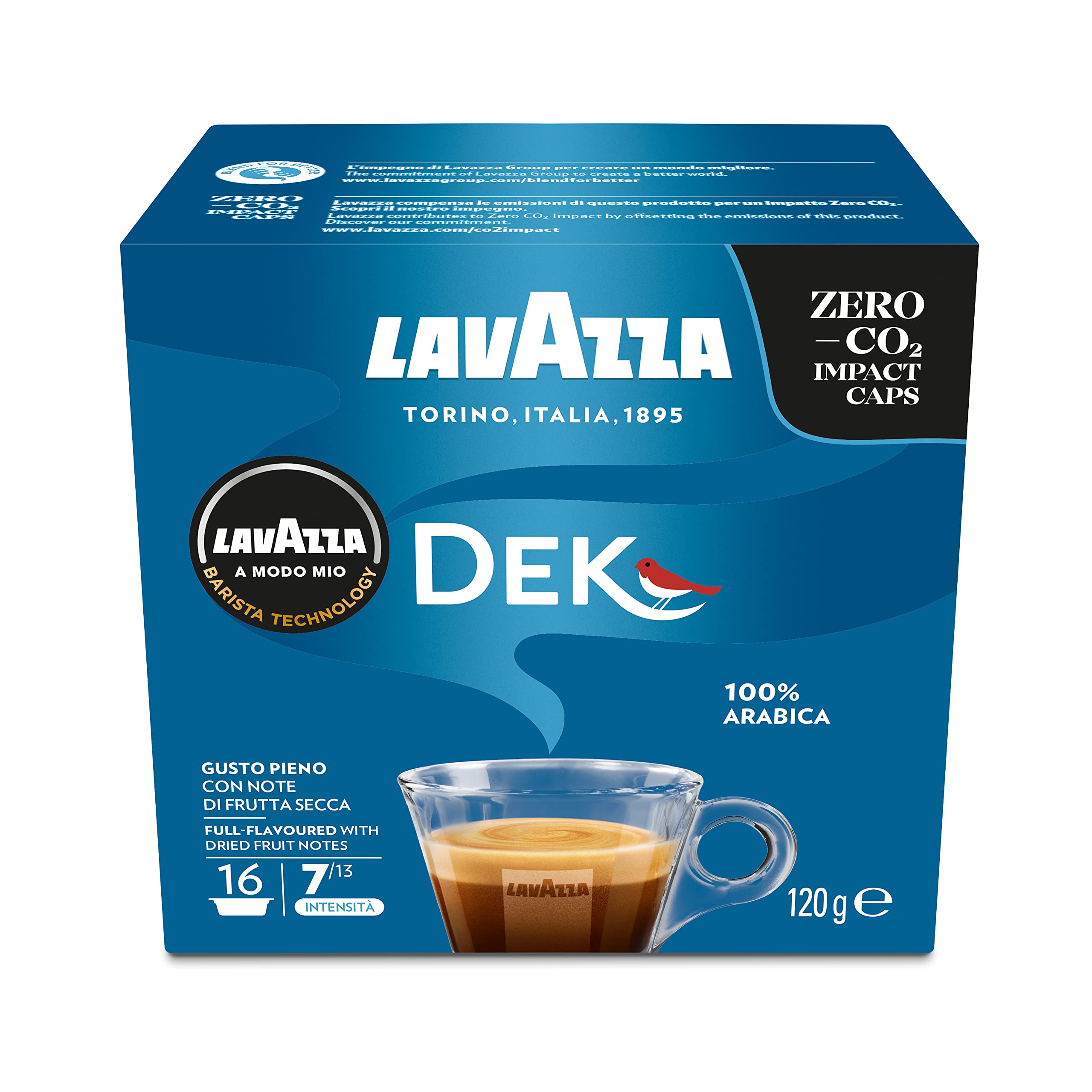 Lavazza A Modo Mio, Espresso Dek Cremoso, 2x16 capsules