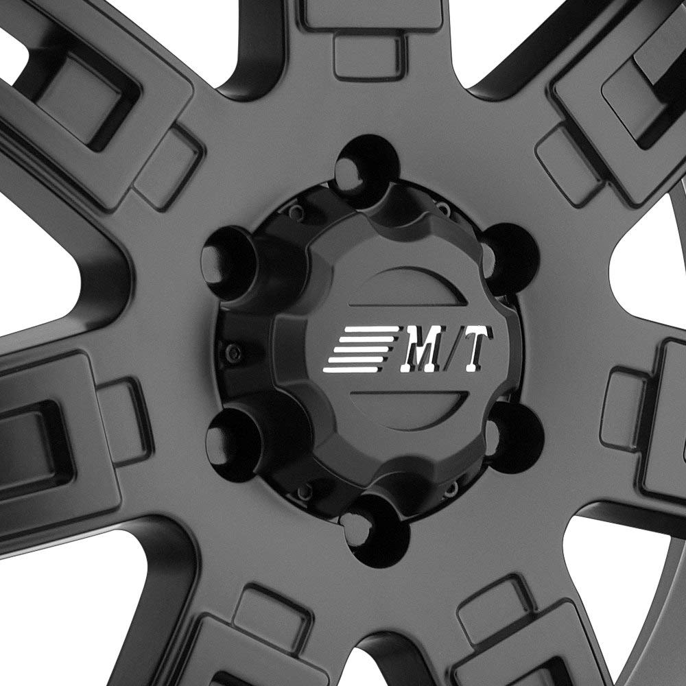 Mickey Thompson Sidebiter II Wheel with Satin Black Finish (16x8"/6x5.5") 0 millimeters offset