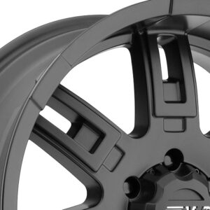 Mickey Thompson Sidebiter II Wheel with Satin Black Finish (16x8"/6x5.5") 0 millimeters offset