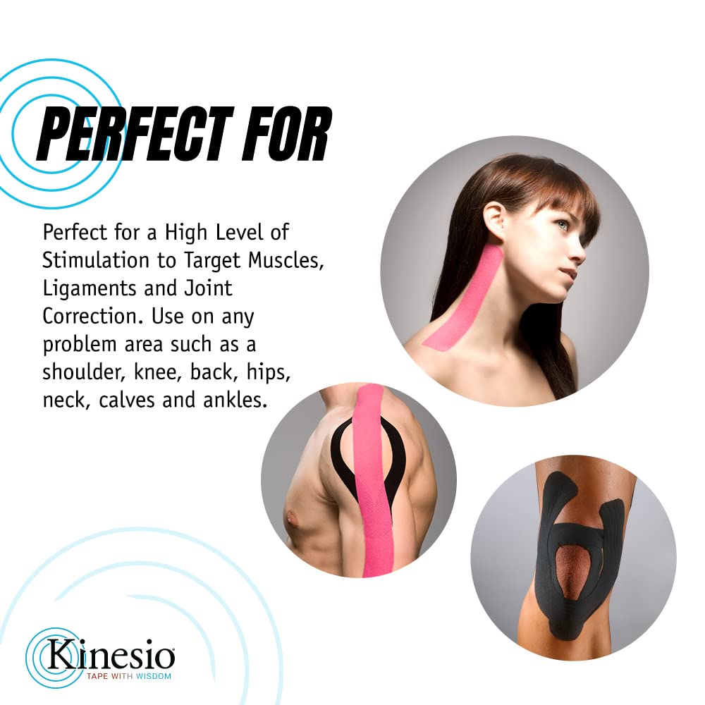 Kinesio Taping - Elastic Therapeutic Athletic Tape Tex Classic - Beige – 2 in. x 13 ft - 6 Pack