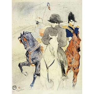 ArtDirect Napoleon II 19x24 Black Modern Wood Framed with Double Matting Museum Art Print by Toulouse-Lautrec, Henri