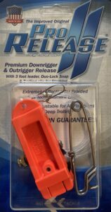 big c tackle pro release ii downrigger release clip (orange)