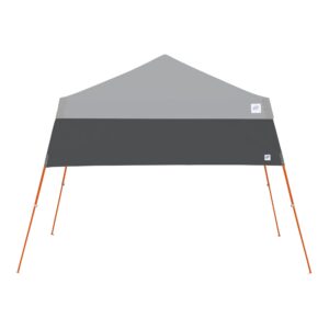 e-z up recreational half wall, fits angled leg 10' x 10' canopy, truss clips and storage bag, steel gray (canopy/shelter not included, no poles)