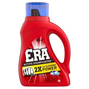 Era 2X Ultra Active Stainfighter Formula Regular Liquid Detergent, 50 fl oz (thomaswi)